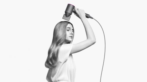 Фен Dyson Supersonic для волос (фуксия) с 5 насадками