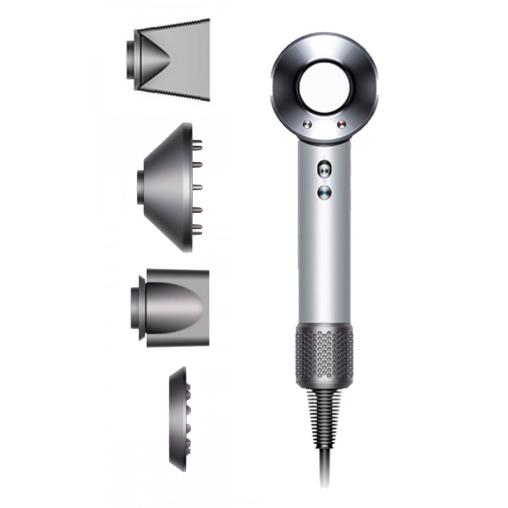 Фен для волос Dyson Supersonic профессиональная версия (Никель/Серебро)